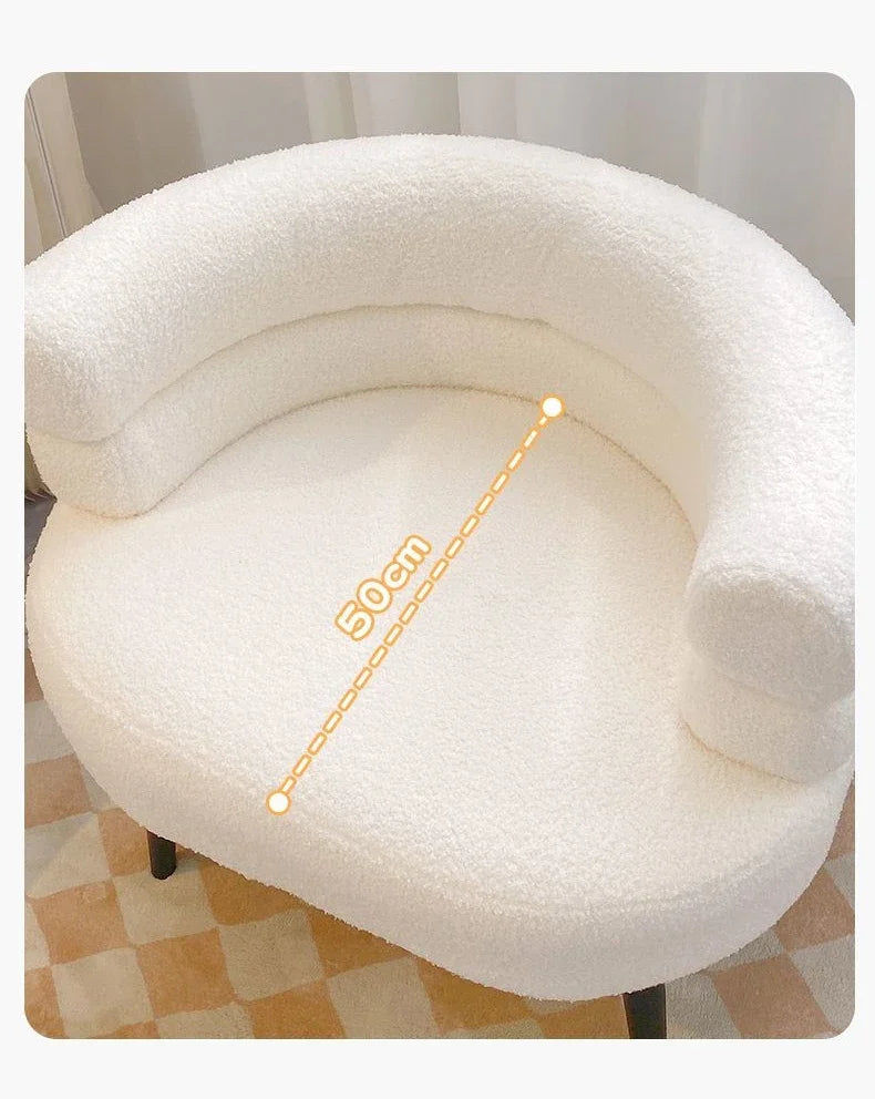 Chaise cozy texture velvet