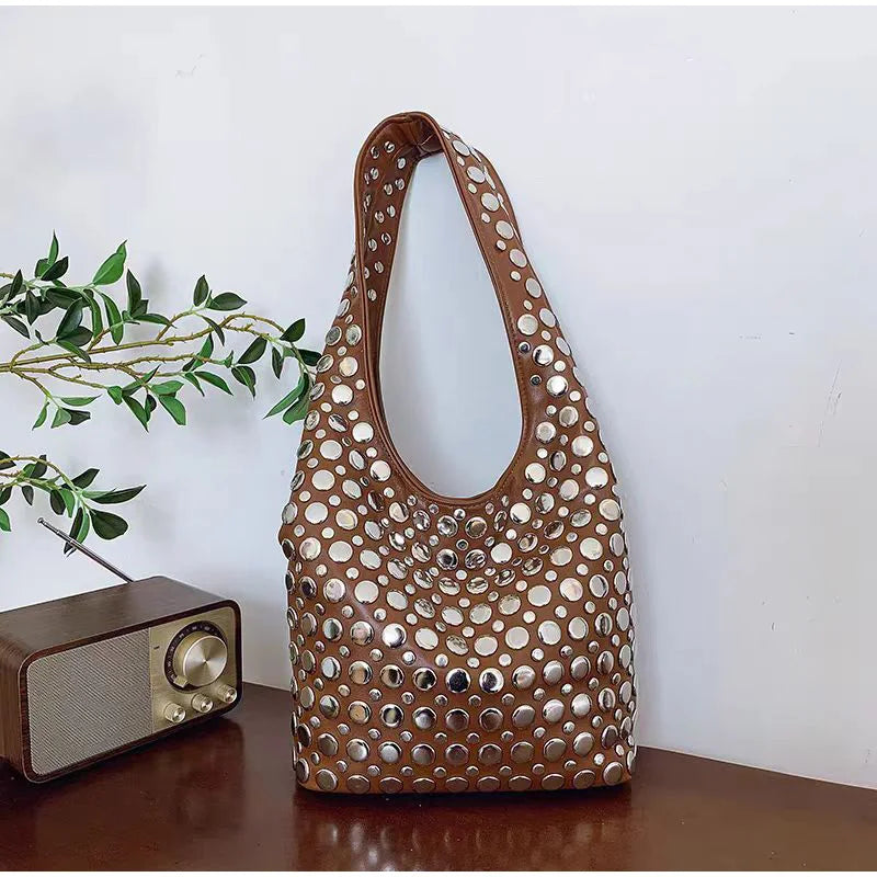 Sac d'épaule style "Rock"
