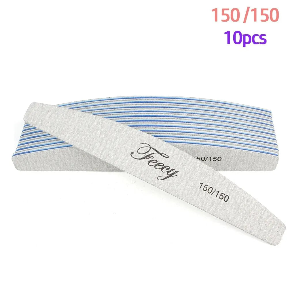 Limes à ongles doubles-côtés (Lot de 10)