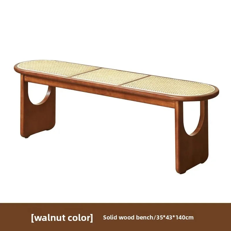 Banc au style minimaliste en bois