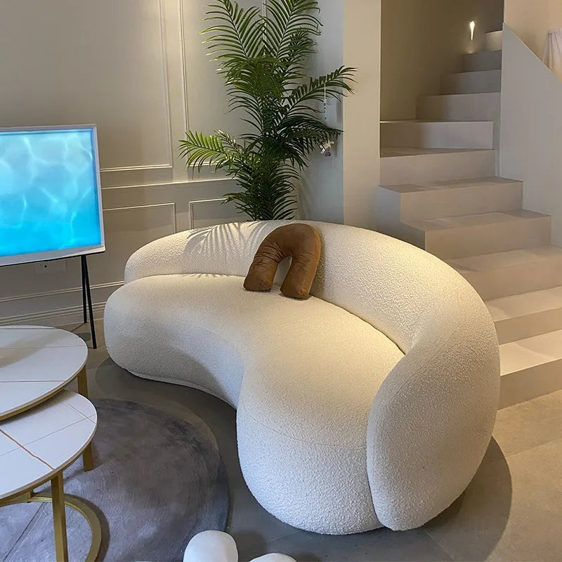 Sofas blancs et modernes