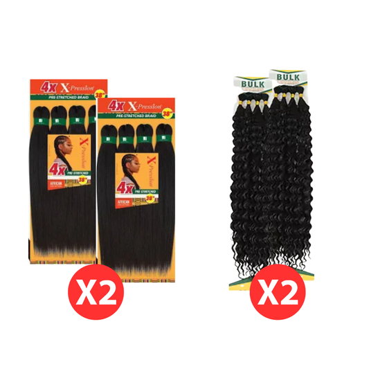 "Curly Princess" Pack Moyen