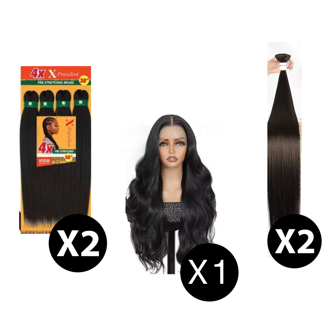 "THE HAIR CLOSET" BLACK EDITION Pack